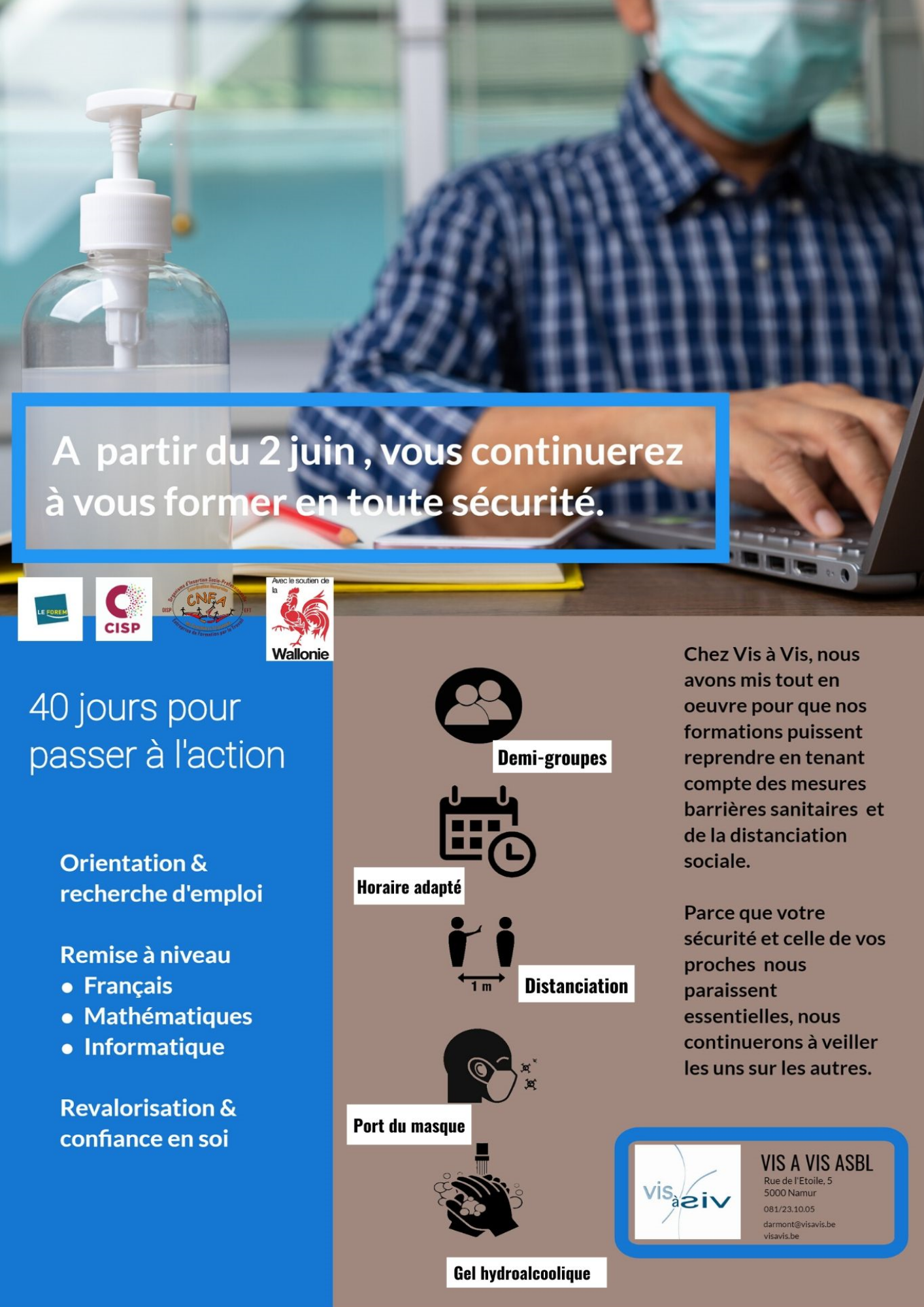 40 Jours Chrono, c'est reparti ! Reprise de la formation de Remise à niveau