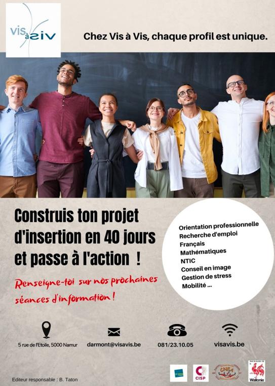 Construire son projet d'insertion en 40 jours